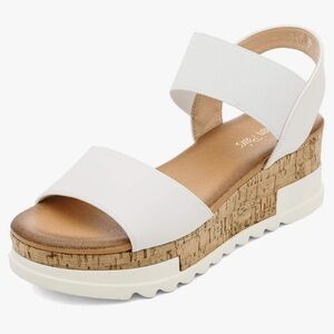 White Platform Sandals
